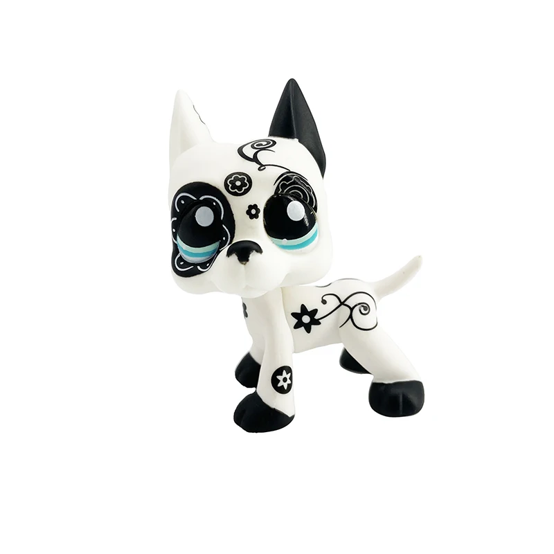Редкие игрушки Lps для зоомагазина Doberman Кокер спаниель розовая собака черная