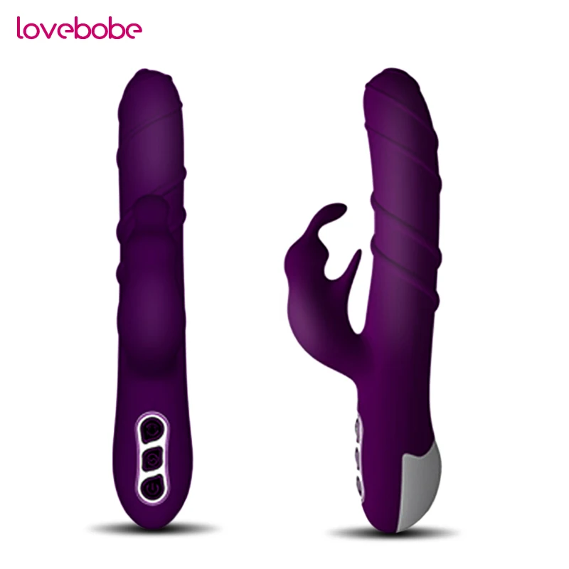 Вибратор Кролик Lovebobe 360 фаллоимитатор с вращением usb большой вибратор товары для