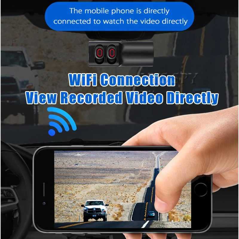 구매 1080P FHD 미니 자동차 DVR 카메라, 차량 대시캠 캠코더, 디지털 비디오 운전 레코더, 무선 이어폰, TWS 이어버드, 블루투스