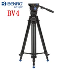 Штатив для камеры benro BV6BV4BV8BV10 с регулируемым демпфированием гидравлический PTZ Профессиональный штатив для фотосъемки