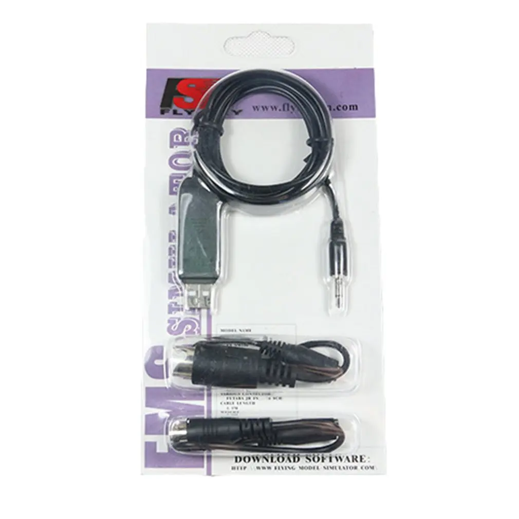 Flysky FS SM100 RC USB симулятор полета с комплектом кабелей FMS для FLYSKY i6 i10 i6X T6 TH9X FPV Дрон