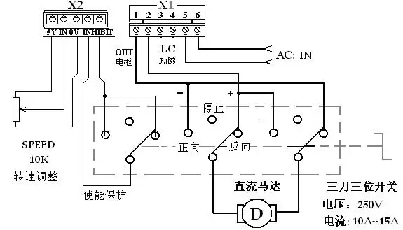 220v ac вход, выход 180v dc 220v ШИМ dc контроллер 4A для pm dc мотор, отдельно взволнованный двигатель