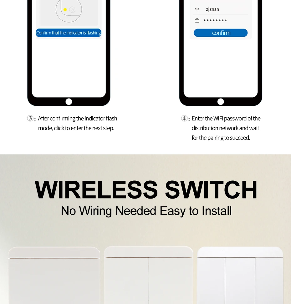 Smart Life APP WiFi RF DIY Переключатель Wifi умный выключатель беспроводной контроллер светильник RF 433 МГц настенный DIY реле таймера Tuya