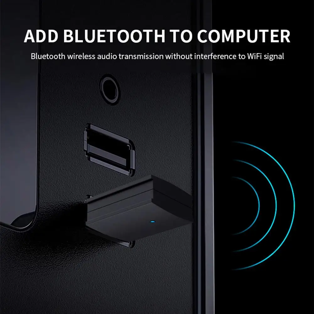 USB Bluetooth 5 0 беспроводной аудио адаптер 3 мм AUX приемник передатчик мини стерео для