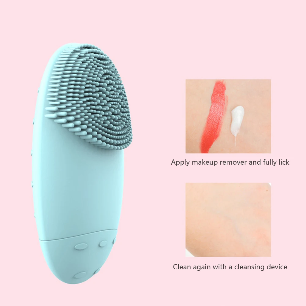 Электрический Вибрационный очищающий Водонепроницаемый ультразвуковой