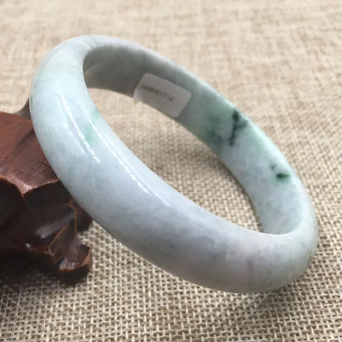 59 мм Сертифицированный класс Натуральный Лавандовый Зеленый жадеит нефрит