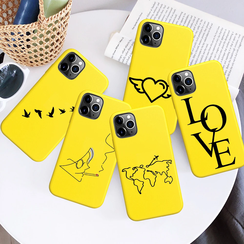 

Line Abstract Travel World Airplane Phone Case for IPhone 6 6S 7 8 X XS XR 11 12 13 Pro Max SE 2020 Coque Funda Cover Funda Etui