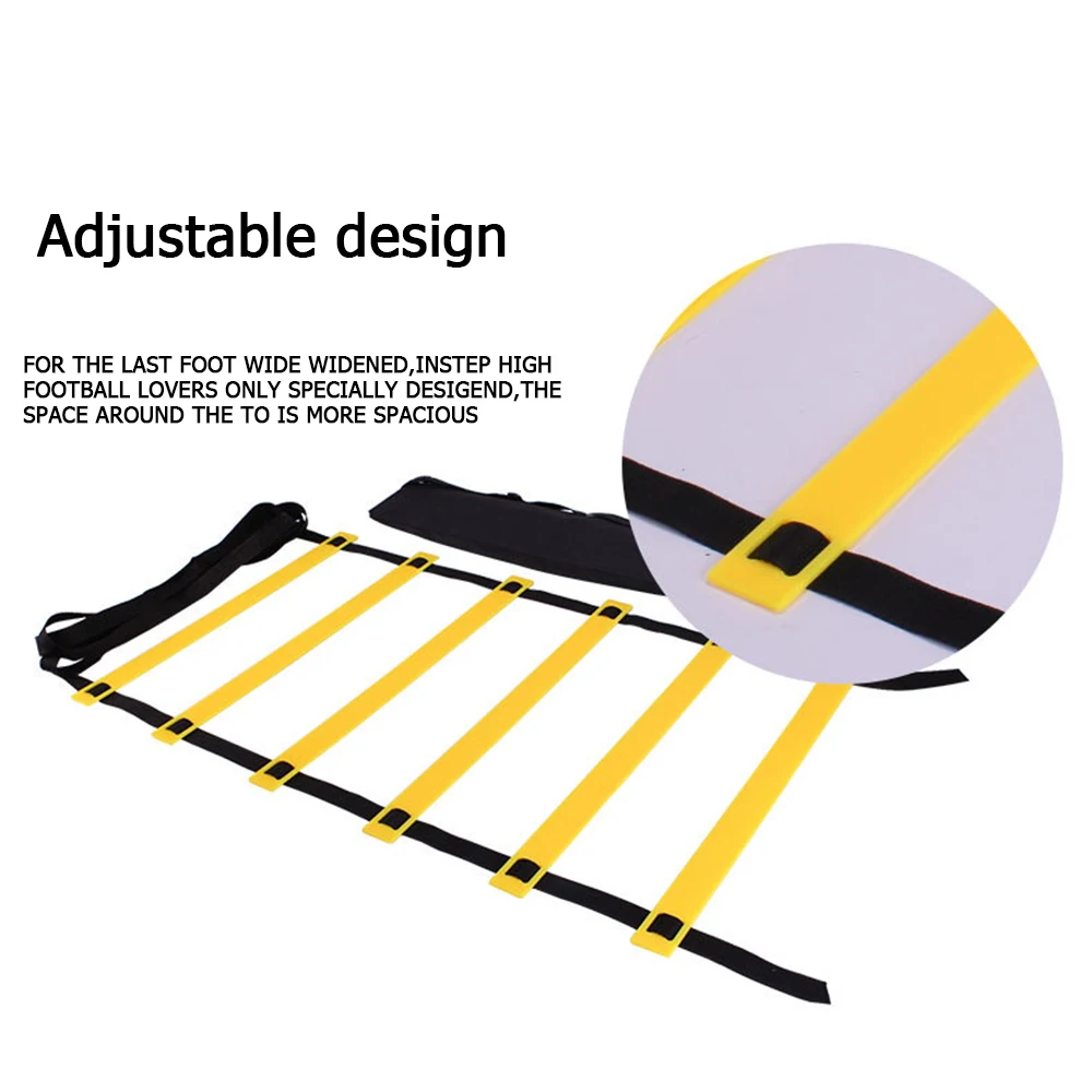

Outdoor Indoor Adjustable Agility Training Ladder for Fitness MMA Agile Pace Boxing Soccer Football Training Ladder Speed Ladder