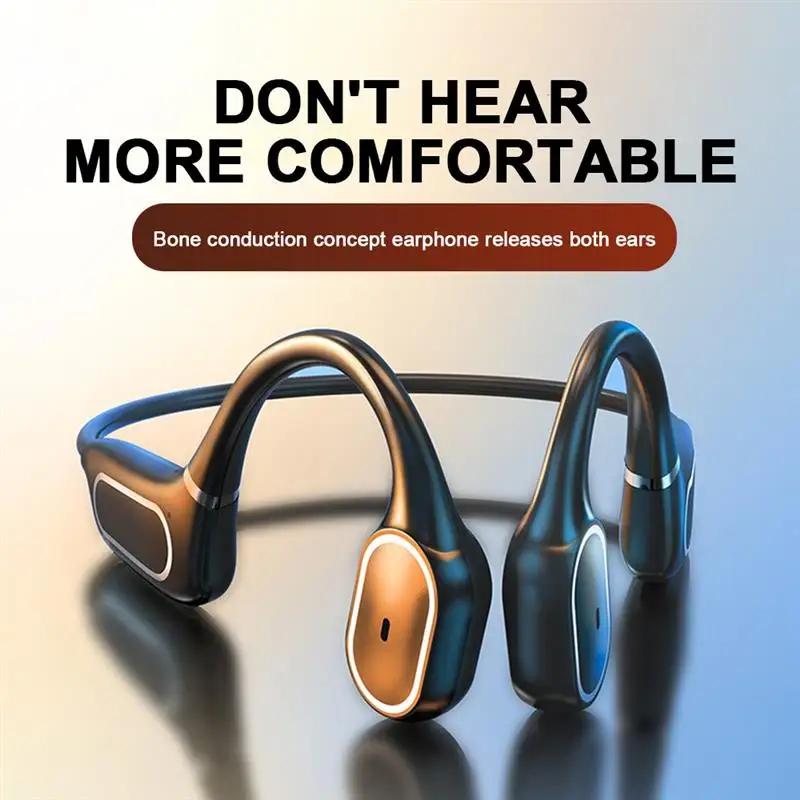 

H11 TWS Bone Conduction Earphones Non Ear Wireless Earphones Open-ear Bluetooth 5.0 Headset for Running Cycling