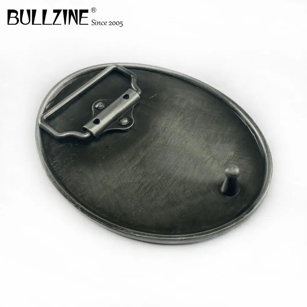 В Bullzine ковбойские пряжки ремня с оловянной отделкой FP 02470 подходит для детей на