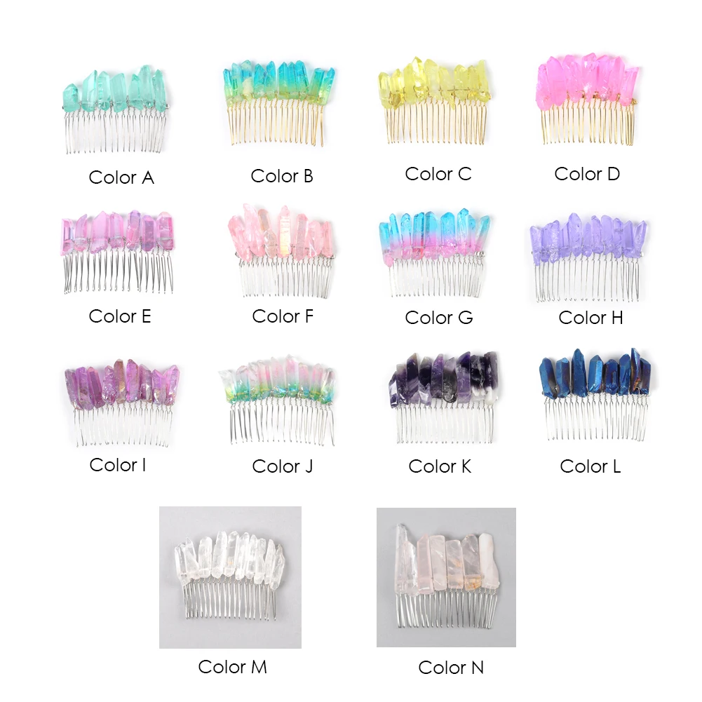 Расчески для волос с кристаллами свадебные аксессуары гребешок в виде тиары