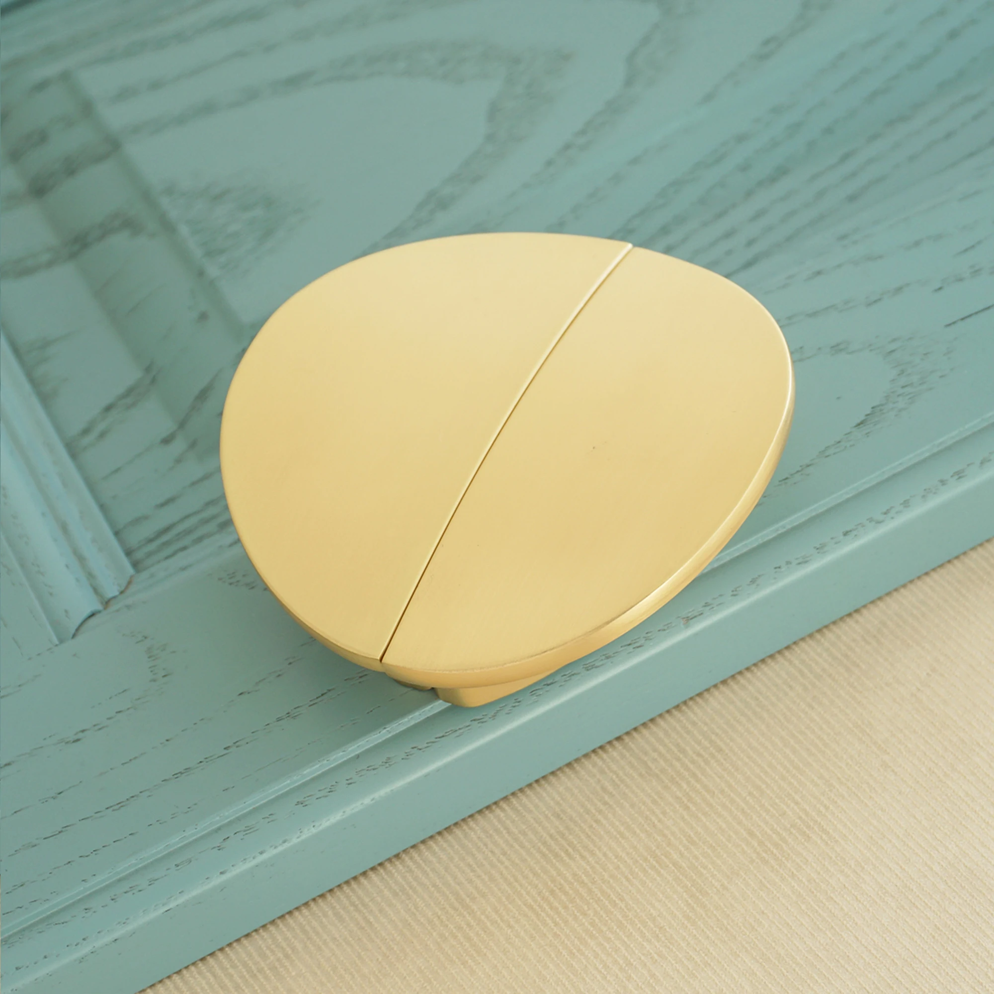 2 5 дюйма полукруглые латунные ручки для ящиков с двумя отверстиями дверные ручка