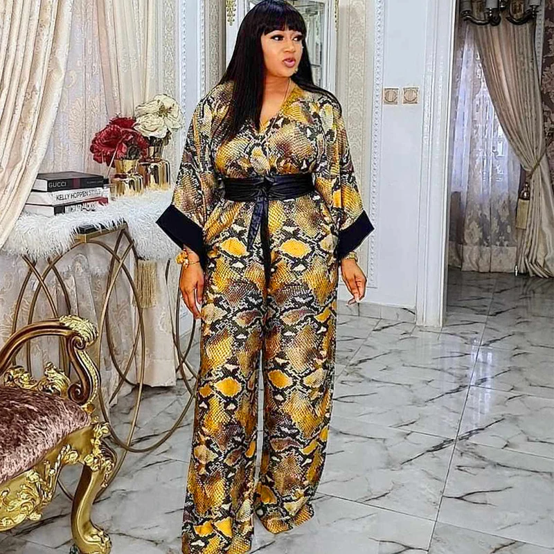 

2021 New Fsahion Print Women Jumpsuit