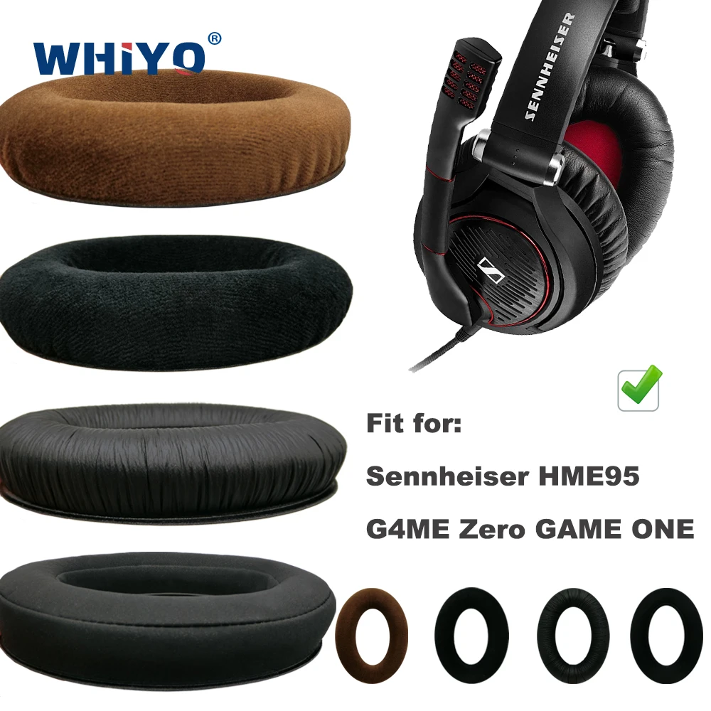 Сменные амбушюры для наушников Sennheiser HME95 HME 95 G4ME Zero GAME ONE кожаные наушники |