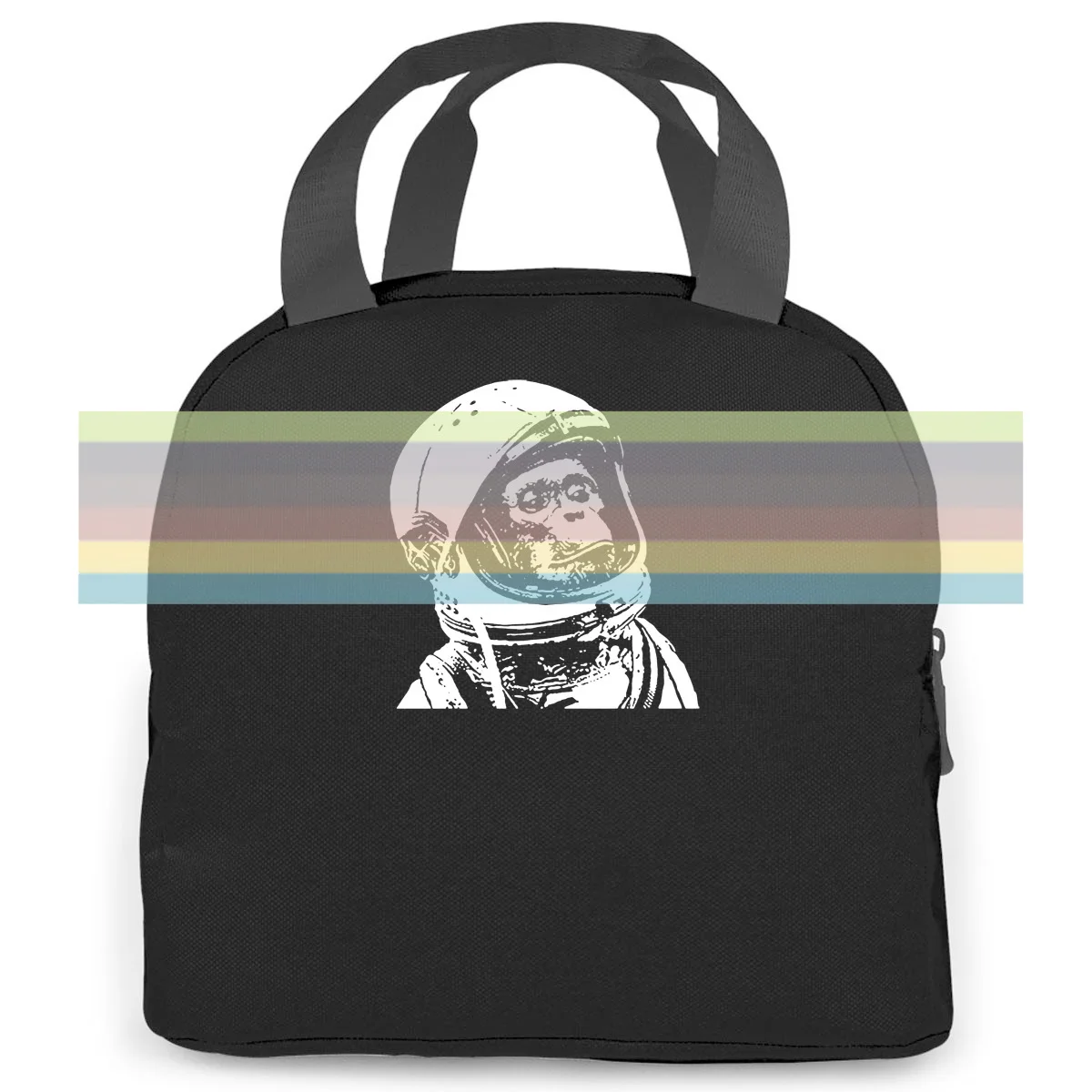 

Chimpanzee Astronaut Premium Print Brand women men Portable insulated lunch bag adult