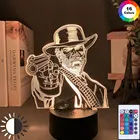 Акриловая настольная лампа 3D в подарок, игровой декоративный ночсветильник для спальни, цветной светодиодный ночсветильник для детей, день рождения, Рождество, для помещений