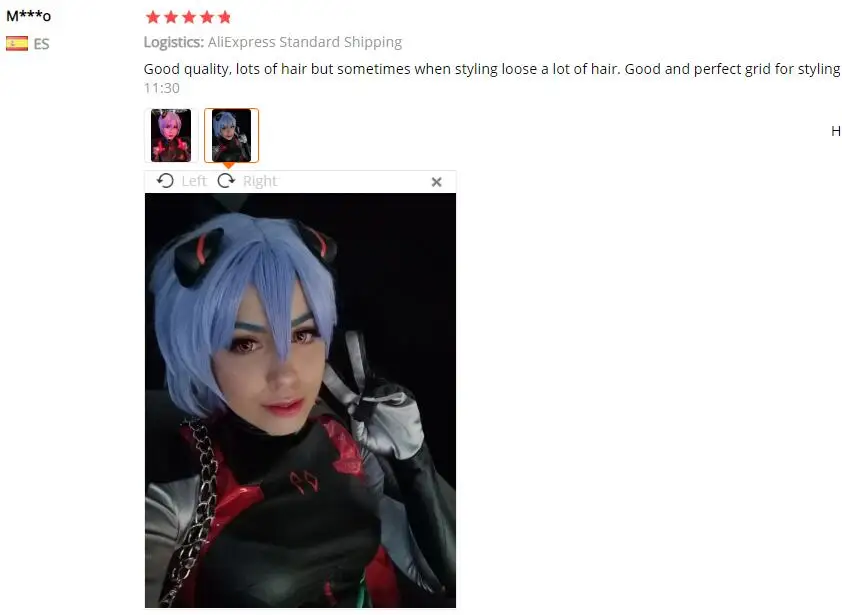 ЕВА Ayanami Рей с короткими голубыми волосами головной убор для косплея харипин