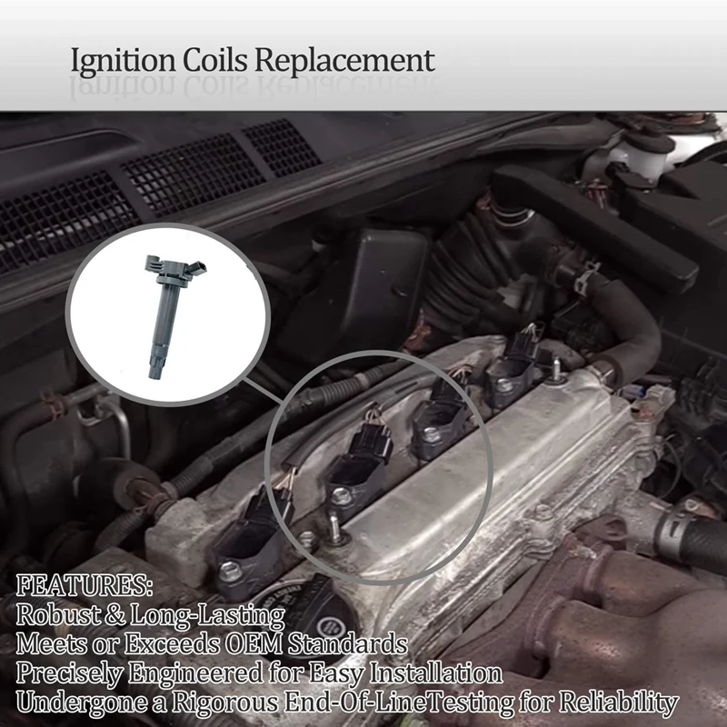 

Ignition Coils Replacement for Toyota Camry Sienna Highlander Solara Lexus ES330 RX330 RX400H 9091902246 610-58657 C1452