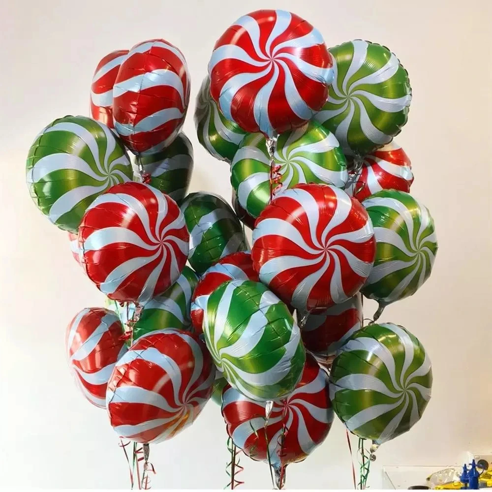 

50Pcs Fashion Foil Candy Lollipop Balloons Windmill Helium Balloon Baby Shower Globos Children Birthday Party Wedding Decor