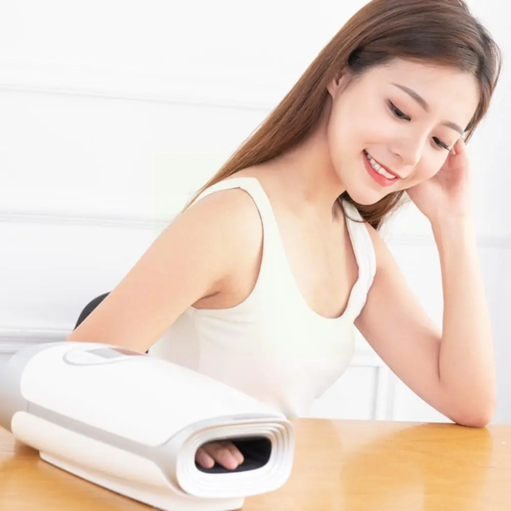 Electric Hand Massage Device Heat Air Compression Massager Wrist Tools Spa Relax Finger Pain Beauty Relief I9l5 | Красота и здоровье
