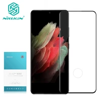 for samsung galaxy s21 ultra glass nillkin 3d cpmax tempered glass screen protector for samsung s21 ultra fully covered film