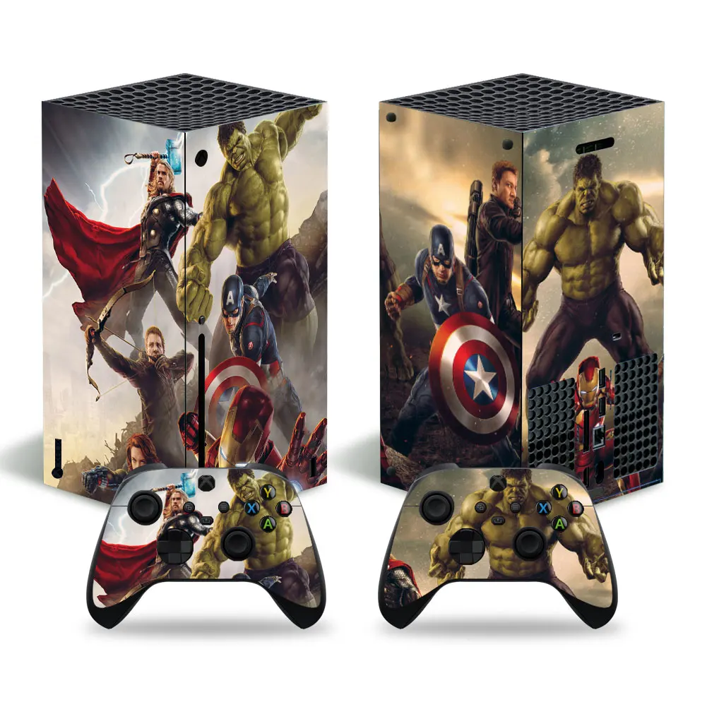 Наклейка на кожу Марвел Железный человек Дедпул наклейка для консоли Xbox X и 2