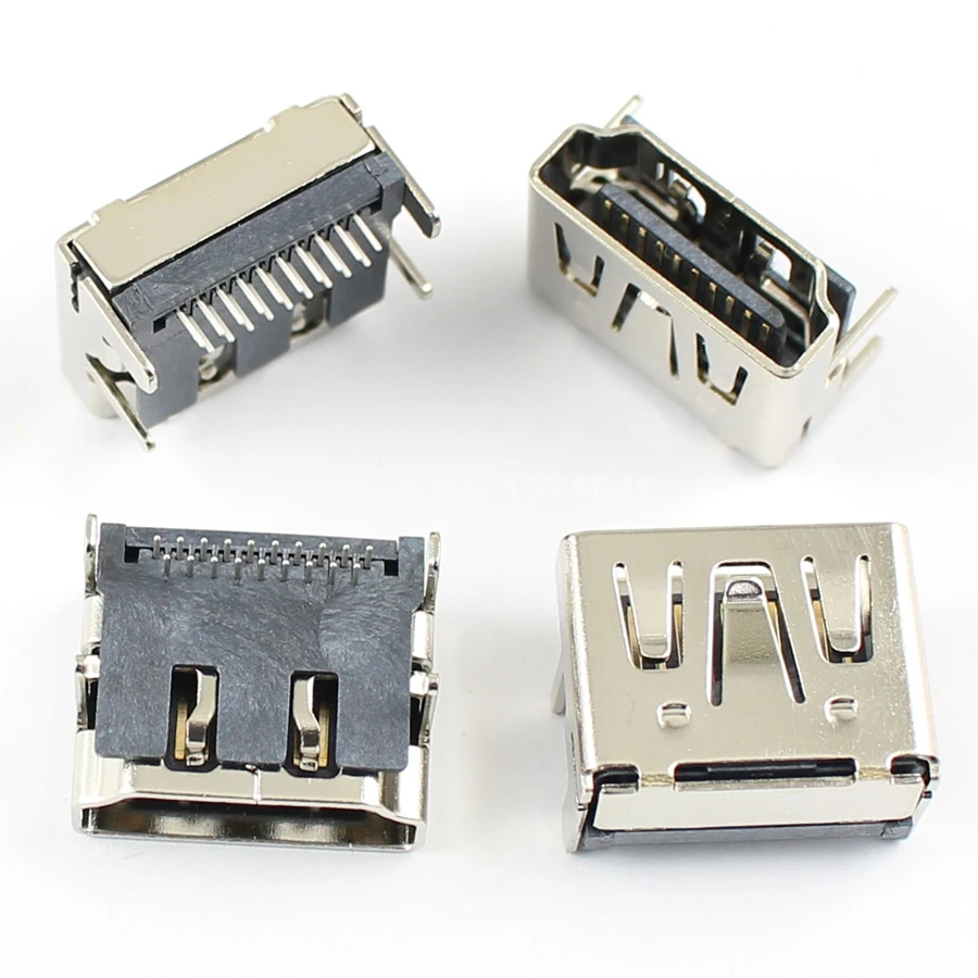20 штук USB 19 Pin женский Штекерный разъем DIP 4 ноги совместимому с HDMI|4 pin female connector|4
