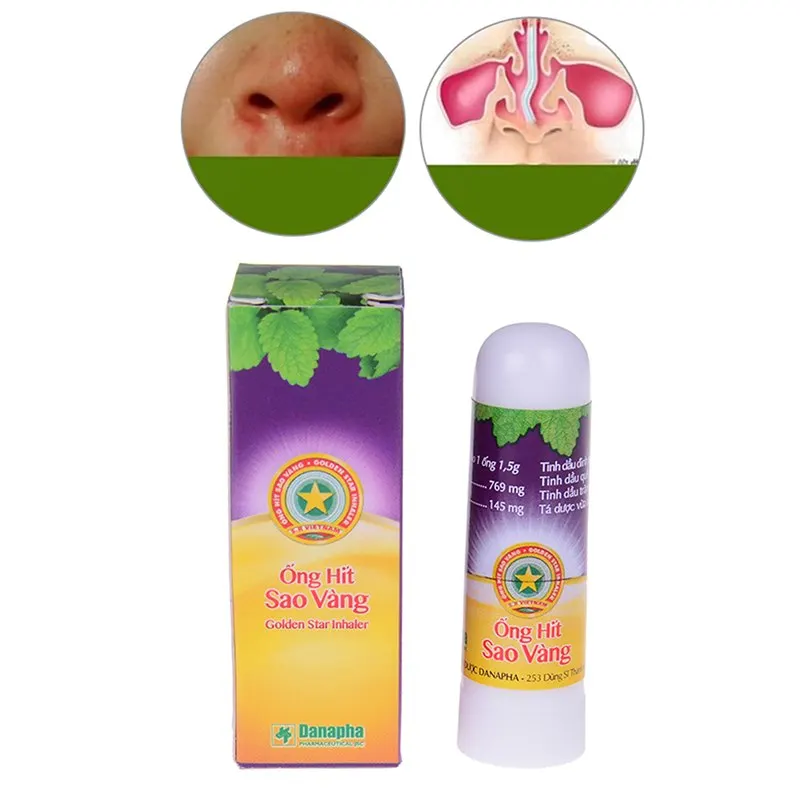 

1Pcs Vietnam Mint Nasal Inhaler New Nasal Inhaler Smell Dizziness Inhaler Breezy Asthma Refreshing Aroma Oil Stick