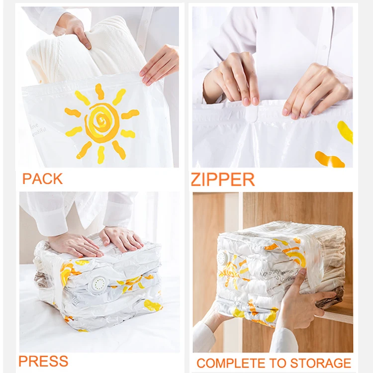 Вакуумные пакеты для одежды Tai 6 шт. органайзер большая Герметичная сумка