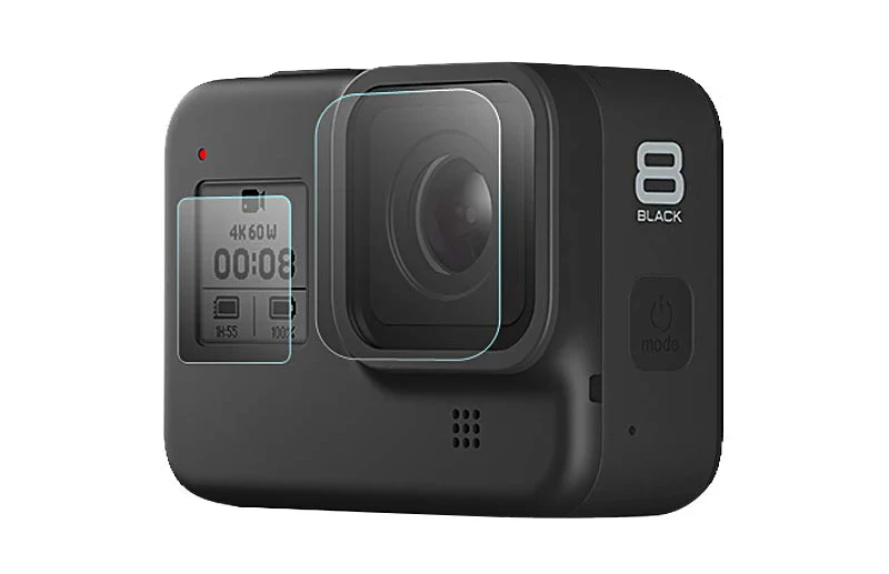 Для GoPro 8 аксессуары закаленное стекло объектив+ ЖК-экран протектор для Go Pro Hero 8 черная экшн-камера защитная пленка