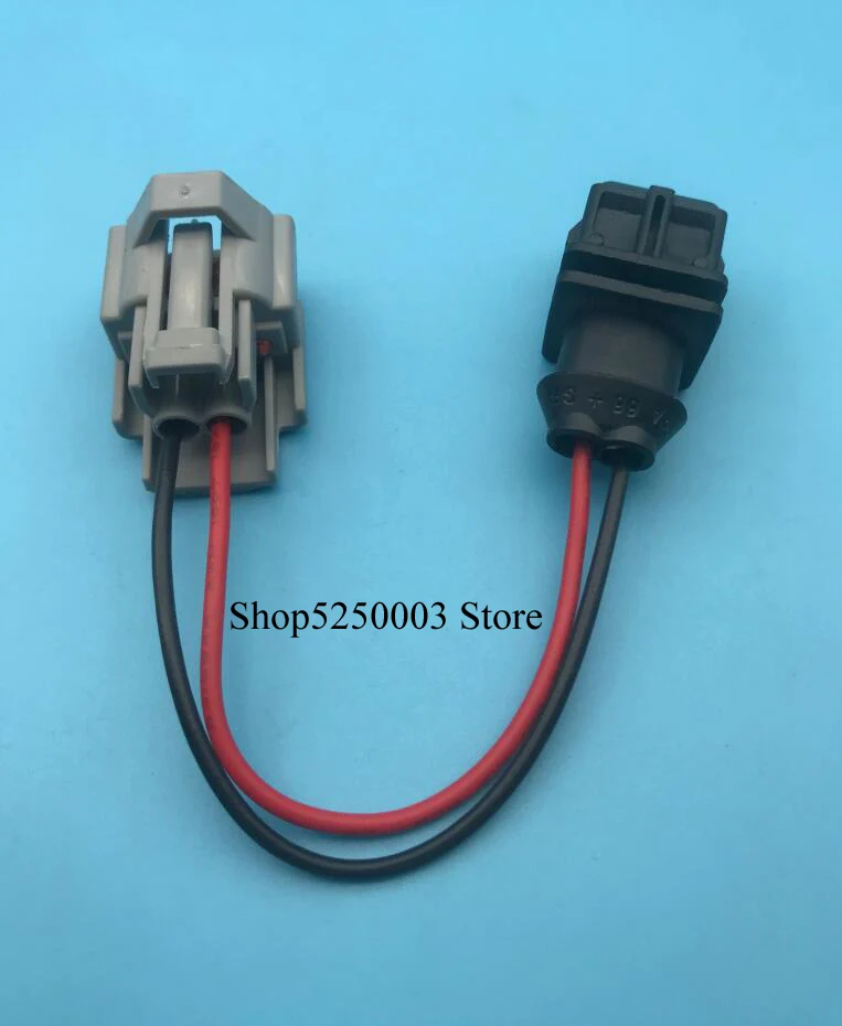 

5pcs/lot plugwire Harness Top Slot Female Fuel Injector Connector 6189-0060 to Ev1 fuel injectors