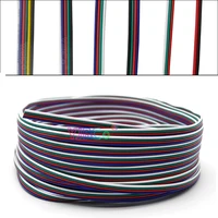 5100m 2pin 3pin 4pin 5pin 6pin led stirp cable 22 awg extension electric wire connector for 5050 rgbw rgb cct led lamp tape