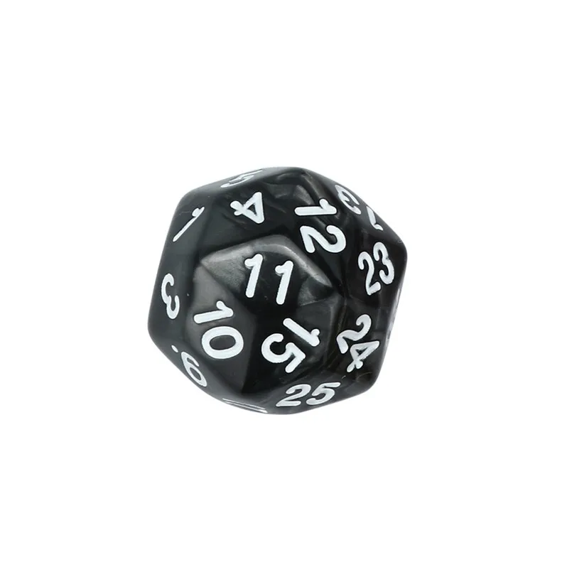 Polyhedron D30 акриловая игра в кости игра dnd Набор Игральных кубиков dados poliedricos идеальный подарок многогранные кости кубики любовников башня 30A20 - Цвет: black dice set