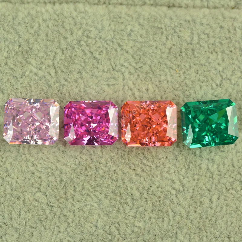 Распродажа камень 8A оранжевого и желтого цвета бриллиантовая форма радиальная