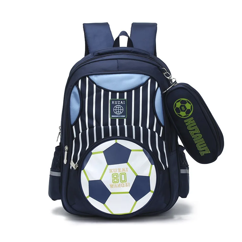 YK-Leik 3D ball Children's School Backpacks for Teen Boy Lightweight large-capacity nylon waterproof school bags schoolbags