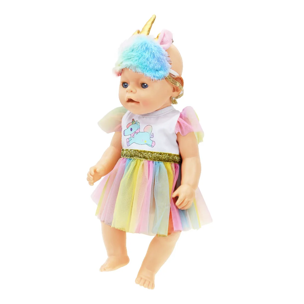 Модный новый костюм для 17 дюймов Reborn Baby Doll 43 см ухода за ребенком мам Одежда|Куклы|