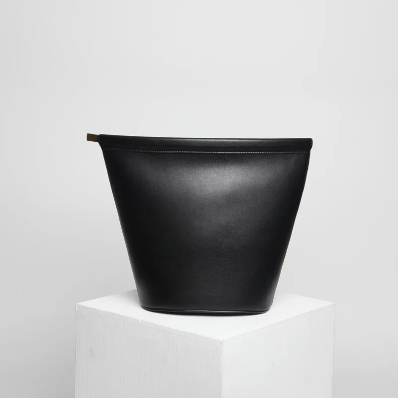 2019 осенне-зимние уличные стильные изогнутые Клипсы из телячьей кожи Наплечные