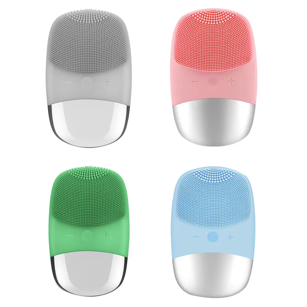 

Electric Facial Cleansing Brush Face Skin Care Tools Waterproof Silicone Electric Sonic Cleanser Facial Beauty Massager For Face