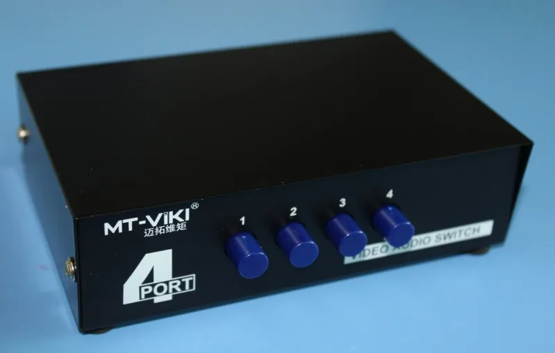 Переключатель AV MT-VIKI RCA, 4 входа, 1 выход, MT-431AV