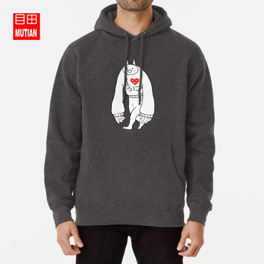 darkgrey-hoodie Битва кошек Li'l Jamiera кошка толстовки кофты lil jamiera кошка битва кошек jamiera кошка bc nyanko daisensou кошка - Цвет: darkgrey-hoodie