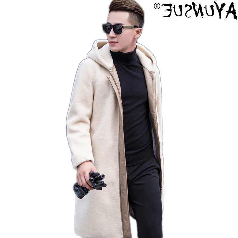 

Ayunnrue wool - men's sheared jacket, authentic sheepskin jacket, winter, kj9021205