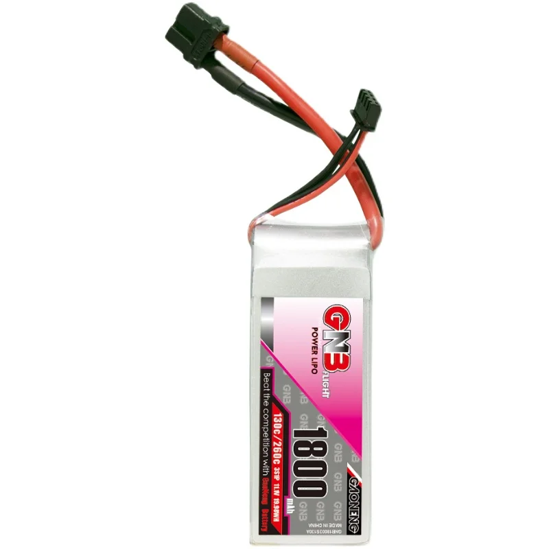 Аккумулятор Gaoneng GNB 1800 мАч 3S1P 11 1 В 130C/260C Lipo с разъемом XT60 для вертолета самолета RC FPV