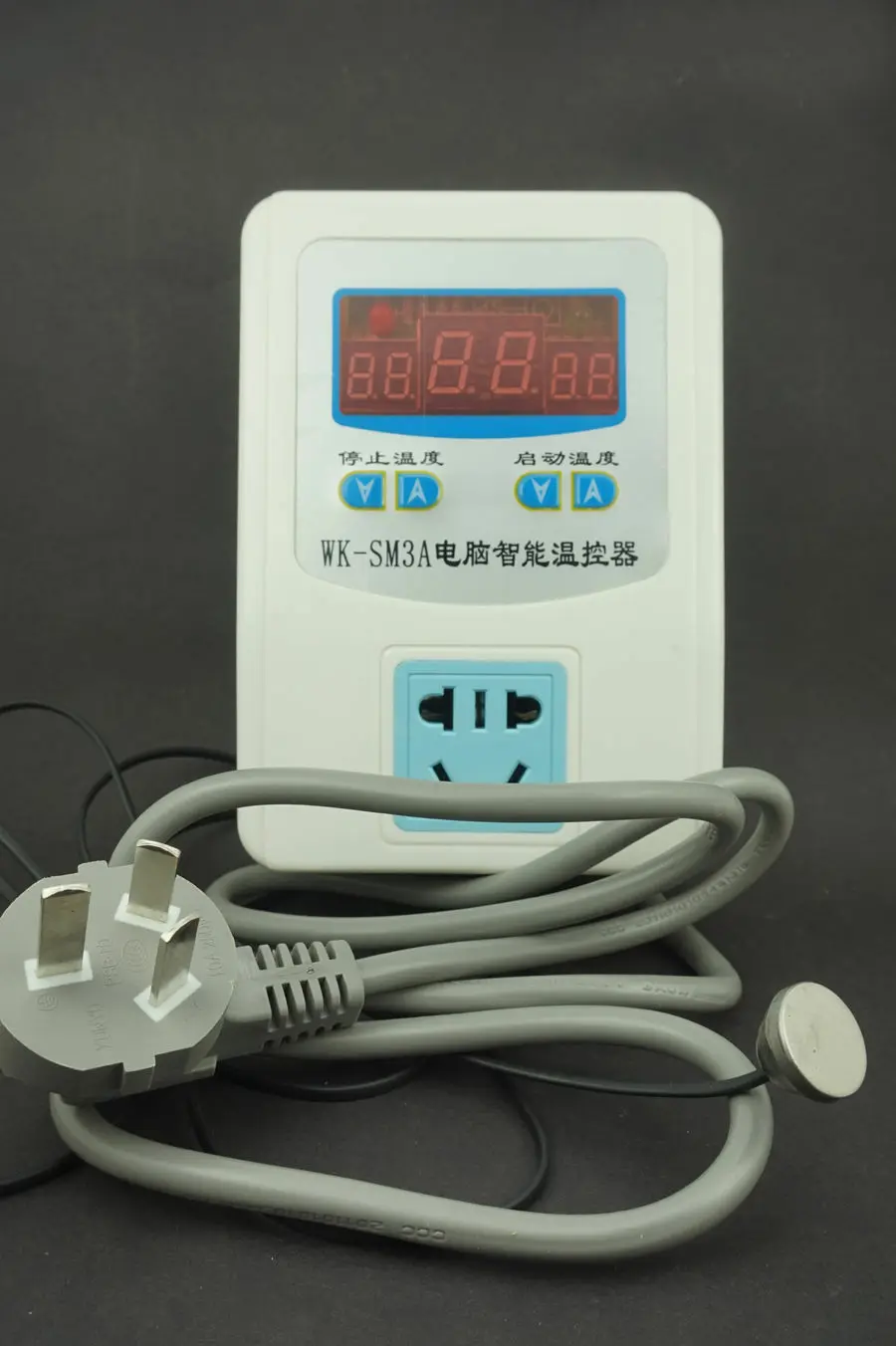 220 240 в цифровой ЖК контроллер температуры Магнитный зондовый термостат 2000 Вт