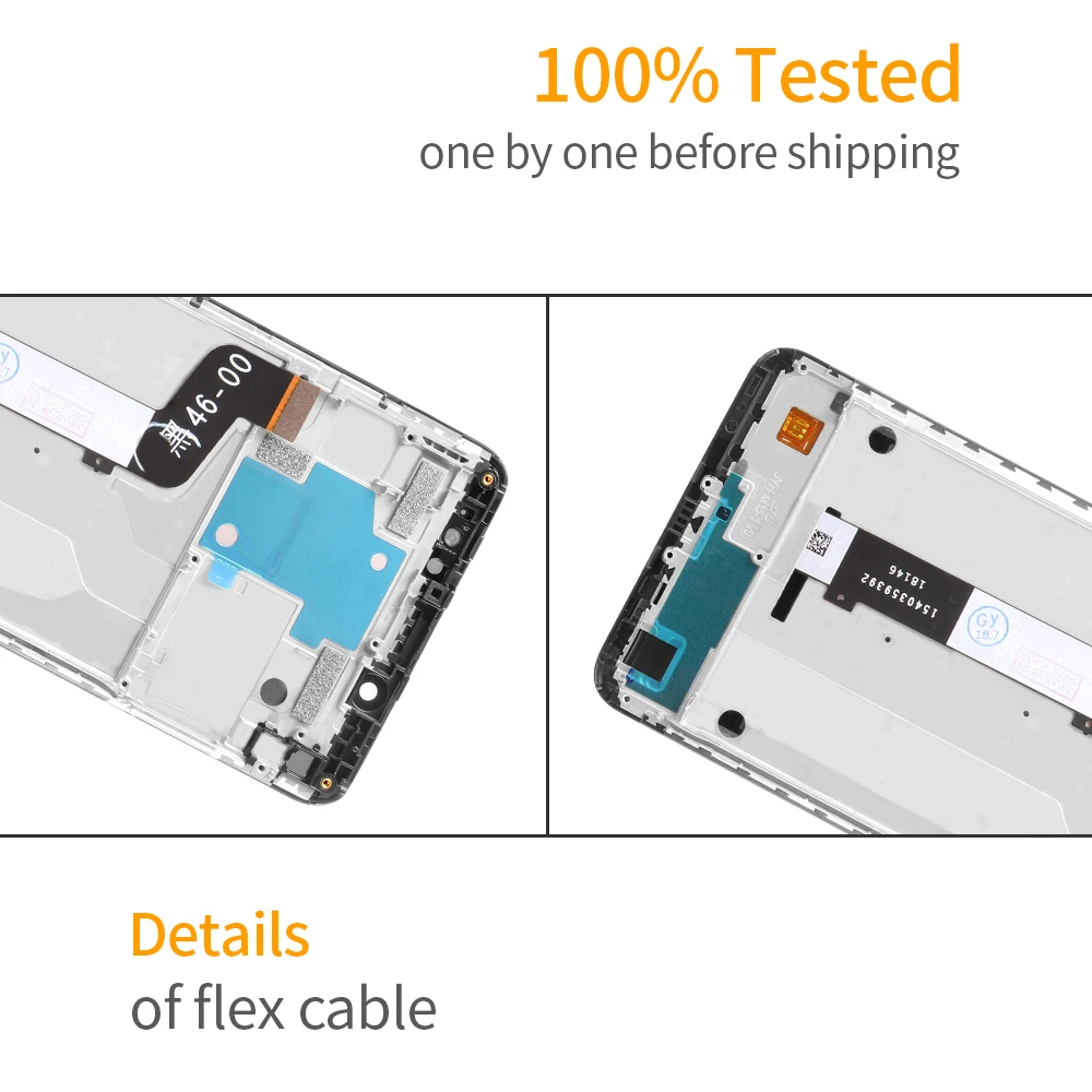 Дисплей с тачскрином и рамкой для Xiaomi Redmi Note 5 Pro дигитайзером в сборе сменный