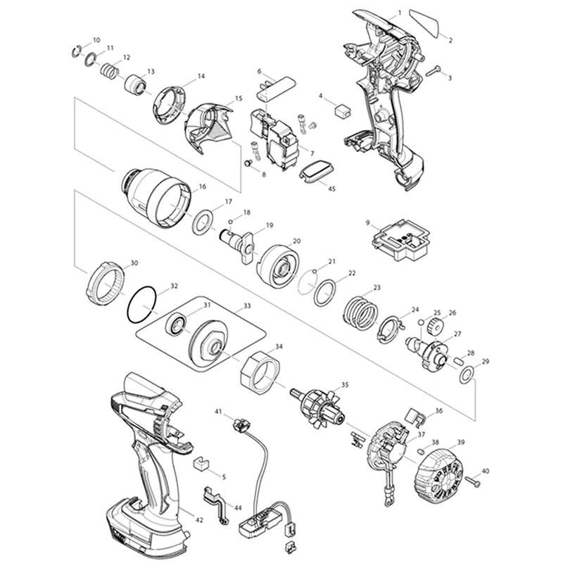 Переключатель для Makita 6507228 650722 8 6502414 6507032 TD134DX2 DTD134 BTD134 BTD146 DTD146 BTD146Z BTD134Z TD134D