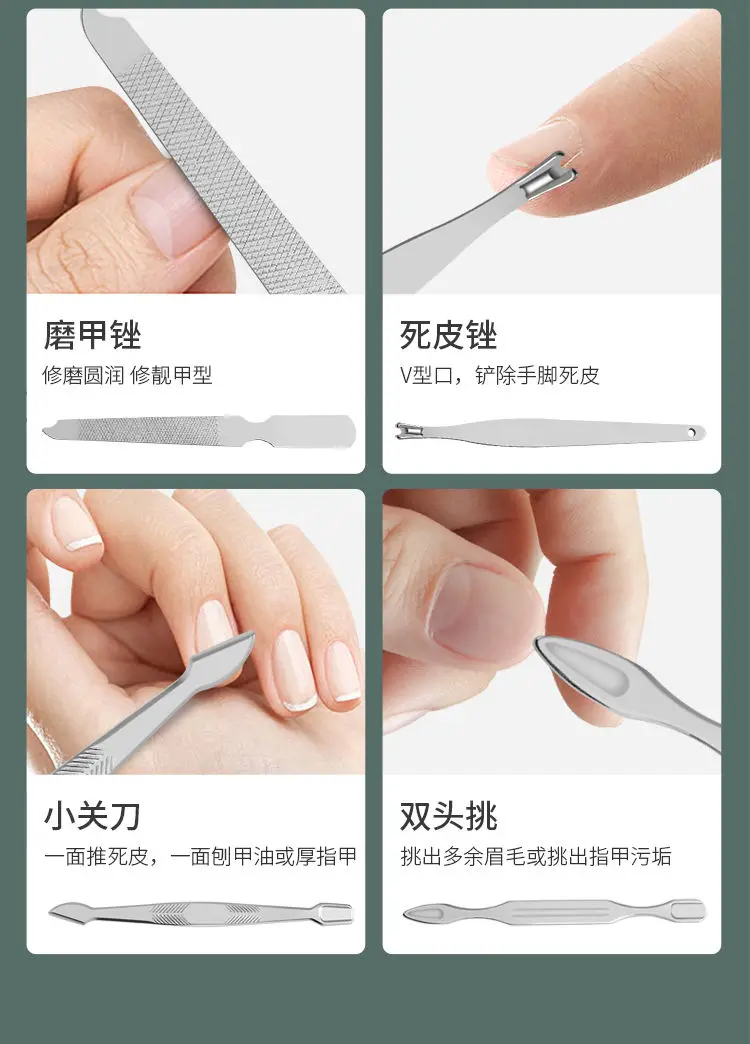 Набор машинок для стрижки ногтей брызгозащищенные высококлассные бытовые