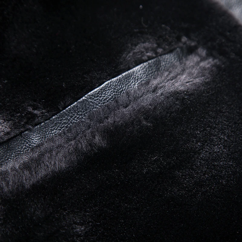 Черно-коричневое пальто размер 30 лет зимнее кожаное Европейское мужское