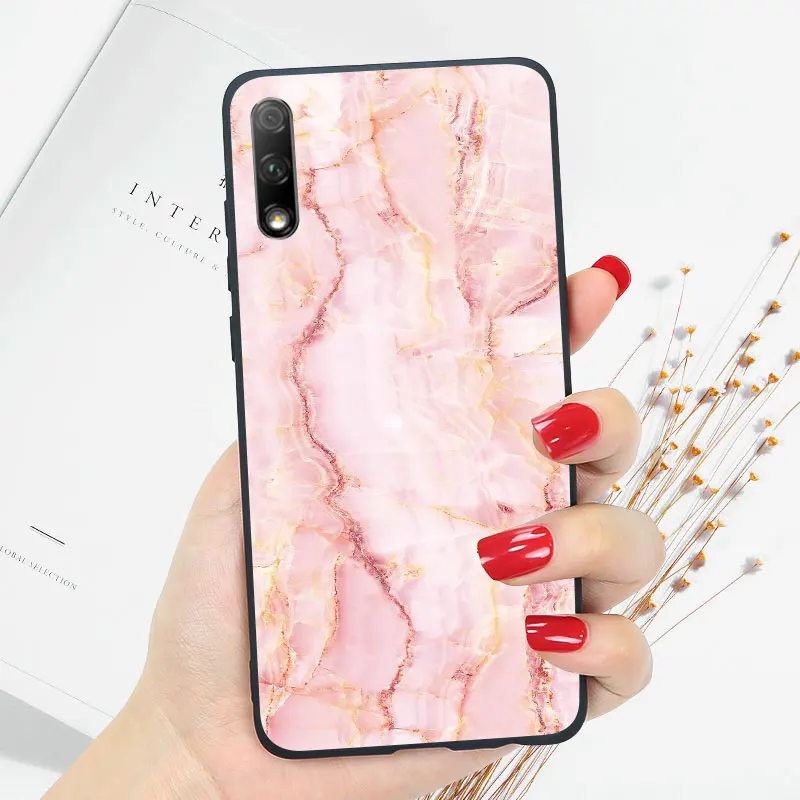 oo25 Глянцевая блестящая для huawei honor 7C AUM-L41 чехол задняя крышка huawei honor 7C 8C 8A 8S 8X 9X чехол - Цвет: oo25