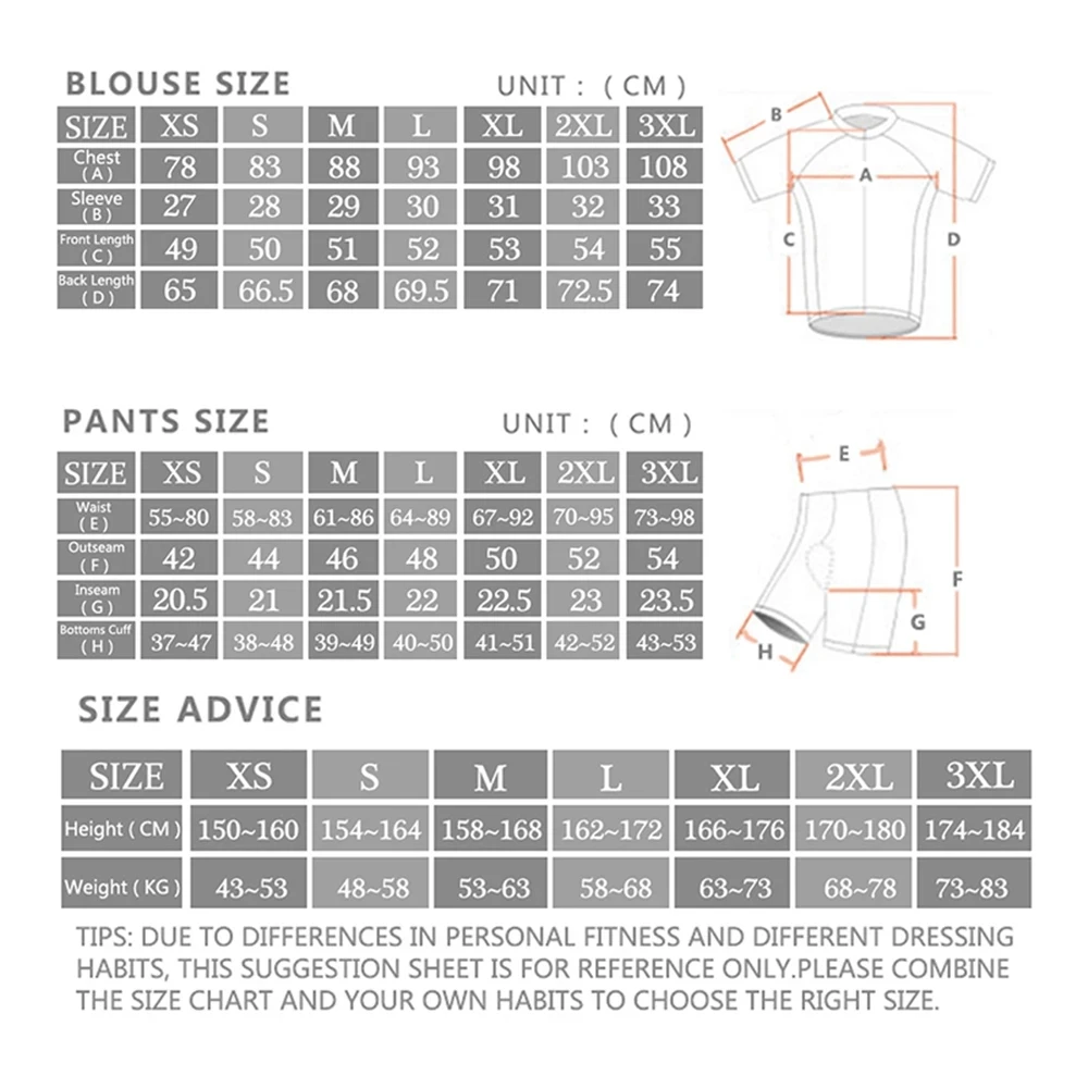 

Raudax-Men's Cycling Jersey Set White Color Cycling Clothing Bib Shorts 2021