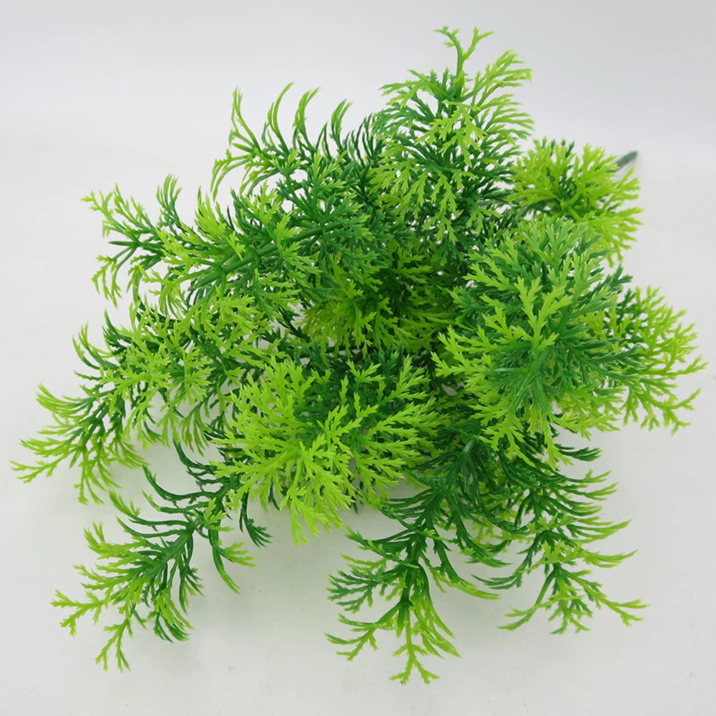 1 шт. искусственные растения зеленая трава 30 см пластиковое кедровое дерево